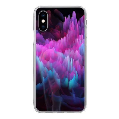 Produktbild von MuchoWow® Handyhülle Schutzhülle Hülle für iPhone X Rauch - Farbe - Abstrakt Silikon Softcase Handy Hülle - Handyhülle