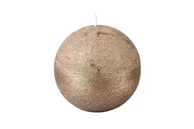 Produktbild von Rasteli Luz Your Senses Metallkerze-Kugelkerze Gold-Antik Gold D 10 cm