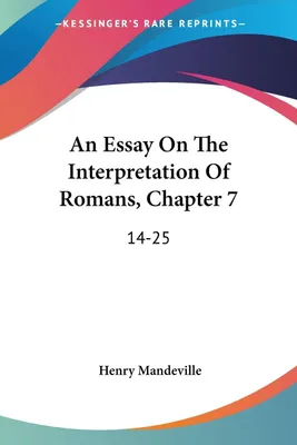 Produktbild von An Essay On The Interpretation Of Romans, Chapter 7