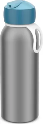 Produktbild von Mepal - Thermoflasche Flip-up Campus - Isolierte Trinkflaschen für Kinder - Edelstahl Thermosflasche - 4 Stunden heiß & 12 Stunden kalt - BPA-frei - 350 ml - Cool blue