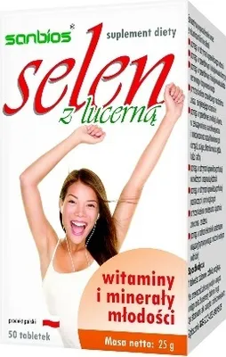 Produktbild von SANBIOS Selen mit Luzerne 50 Tabletten.