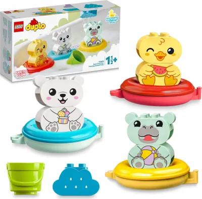 Produktbild von LEGO® Duplo 10965 Badewannenspaß Schwimmender Tierzug