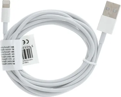Obrázek produktu pro Kabel USB vhodný pro iPhone Lightning 8-pin C603 2 metry bílý