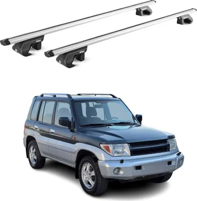 Produktbild von Dachträger für Mitsubishi Pajero Sport 1997-2008 5 tür 90kg Alu Silber 2x ABE