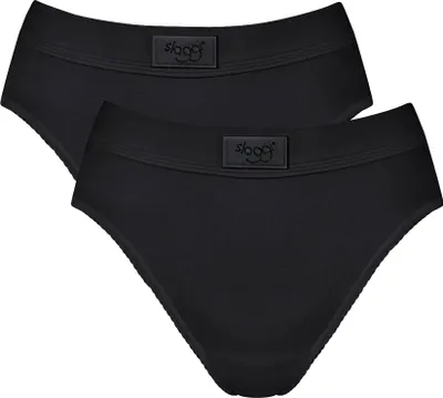 Immagine prodotto di sloggi Slip Tai da donna 2 pezzi Double Comfort - NERO - Taglia 40