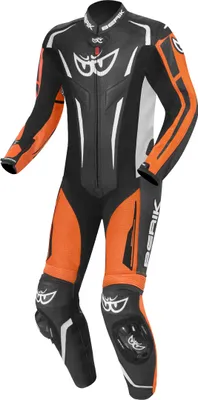 Immagine prodotto di Berik RSF-Teck tuta in pelle perforata da moto 1 pezzo, nero/arancione/bianco, 56