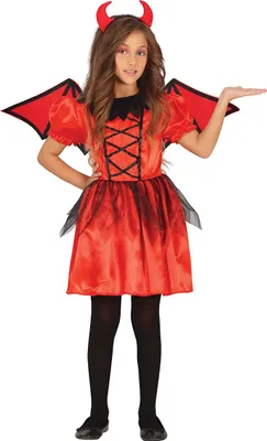 Immagine prodotto di Halloween Demone Bambini Costume Ali Corna Trasformazione Rosso Deviless Spooky Cappotto Ali Corna Notte Streghe Notte Infestata Fratzen Luna Piena Costume Spettrale Costume Deviless Costume Inferno Creatura Inquietante Trasformazione Creatura Ombra, Taglia: 98/104 Colore: Rosso
