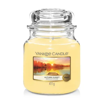 Zdjęcie produktu dla Autumn Sunset - świeca zapachowa w słoiku 411g - Yankee Candle