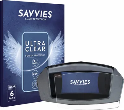Produktbild von 6x Für Yamaha NMAX 125 2024 Schutzfolie Savvies Displayschutz Display Schutz Folie Klar Transparent