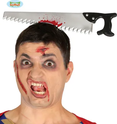 Immagine prodotto di Cerchietto con sega in testa per Halloween
