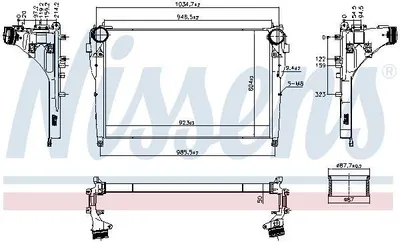 Obrázok produktu pre Chladič turba NISSENS 961570