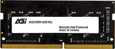Obrázok produktu pre Pamäťová karta AGI RAM DDR4 16 GB 3200 MHz SO-DIMM SD138 pre notebooky – pamäť bez ECC CL22
