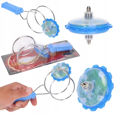 Produktbild von Gazelo Kreisel mit Werfer LED Gyro Geschicklichkeitsspielzeug 6711