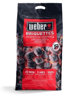 Produktbild von Weber Holzkohlebriketts 8kgSchnellzündung Long Life Mod. 17591