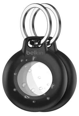 Productafbeelding van Belkin AirTag hoesje met sleutelhanger (veilige houder, beschermhoes voor AirTag)