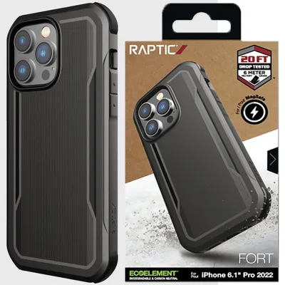 Produktbild von Raptic X-Doria Fort Fall Iphone 14 Pro Max Mit Magsafe Gepanzert Fall Schwarz