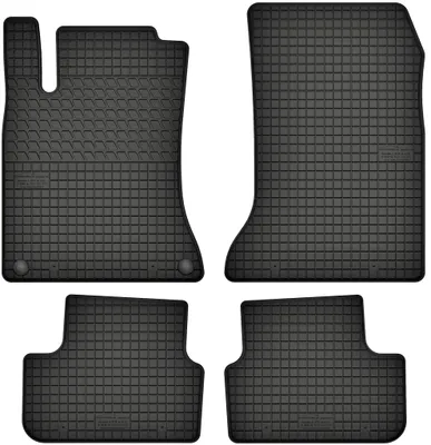 Immagine prodotto di Tappetini in gomma adatti per Infiniti Q30 (dal 2016) Set di tappetini in gomma neri + tappo