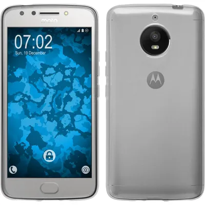 Produktbild von PhoneNatic Case kompatibel mit Lenovo Moto E4 (EU Version) - Crystal Clear Silikon Hülle transparent + 2 Schutzfolien