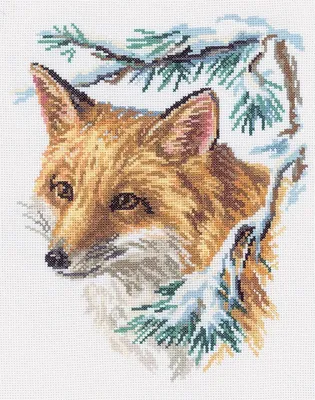 Immagine prodotto di Set per punto croce RTO "La volpe" M068, schema contato, 23x29 cm