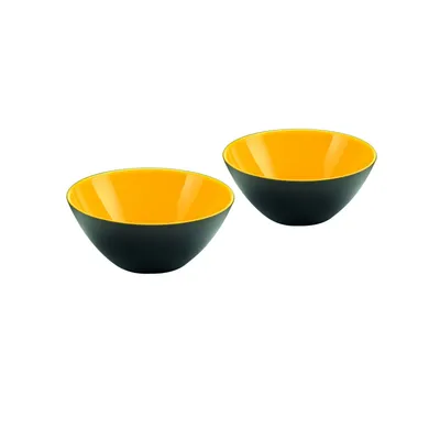 Immagine prodotto di Guzzini Le Murrine, set di 2 ciotole, capacità 0,3 litri, ciotole per frutta, ciotole decorative, lavabili in lavastoviglie