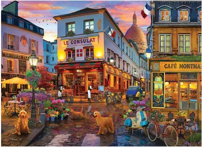 Image de Puzzle ANATOLIEN Café Montmartre 1000 pièces
