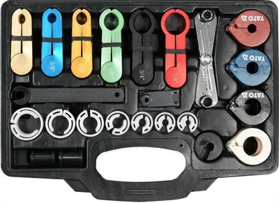 Produktbild von Yato YT-06301, Beige, Schwarz, Blau, Grün, Rot, Weiß, Gelb, 23 Stück(e)