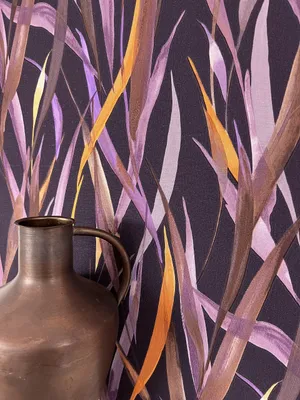 Produktbild von NEWROOM Tapete Phelan Violett Lila Vliestapete - Modern Pflanzen Germany