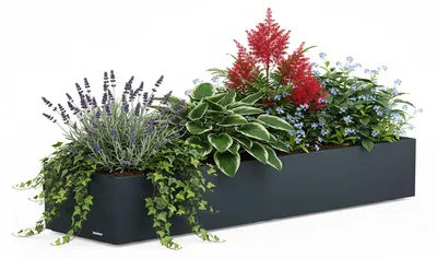 Produktbild von Herstera Garden Cube Xic L Outdoor Pflanzkübel rechteckig 40x150x25 cm