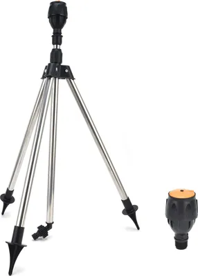 Obrázok produktu pre Automatický rotačný zavlažovač so statívom 360-stupňová zavlažovacia dýza na zavlažovanie záhrady