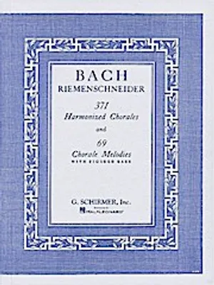 Immagine prodotto di 371 Harmonized Chorales and 69 Chorale Melodies J.S. Bach Piano Method Book with Figured Bass Classical Keyboard Exercises for Pianists and Music Theory Students G. Schirmer Edition
