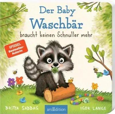 Obrázok produktu pre Der Baby Waschbär braucht keinen Schnuller mehr