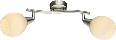 Produktbild von Globo Lighting Strahler Metall Nickel matt, 2x E14 LED