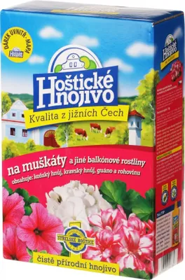 Obrázek produktu pro Hoštické hnojivo na muškáty s guánem 1 kg