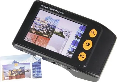 Produktbild von Video Lupe Pocket 9791 mit 9 cm Bildschirm und 125x75x35 mm Abmessungen