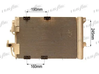 Produktbild von FRIGAIR 0807.2029 Kondensator Klimaanlage Klimakondensator für OPEL Astra G CC (T98)
