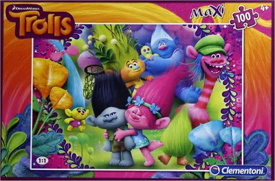 Produktbild von Maxi Trolls puzzle 100 Teile