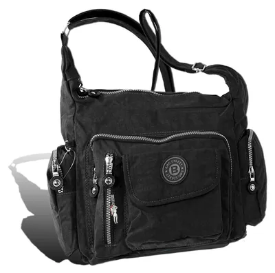 Immagine prodotto di Borsa Street nylon borsa donna nero 30x15x22 D2OTJ204S