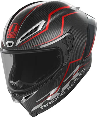 Image de Casque intégral AGV Pista GP RR Performante carbon / rot M