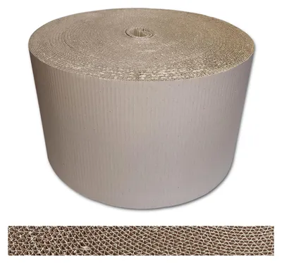 Produktbild von Rollenwellpappe Füllmaterial [30 cm x 70 m, 1 Rolle] Wellpappe auf Rolle C-Welle Verpackungsmaterial
