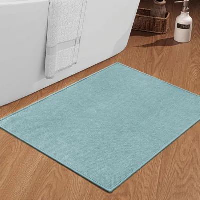 Zdjęcie produktu dla Antypoślizgowy dywan łazienkowy 60 x 90 cm Niebieski