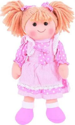 Image de Bigjigs Toys Poupée en tissu Anna 34 cm