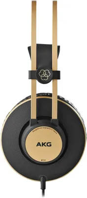 Produktbild von AKG K92, Kabelgebunden, 16 - 22000 Hz, Bühne/Studio, 200 g, Kopfhörer, Schwarz, Gold