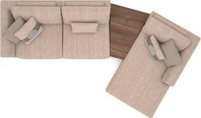 Zdjęcie produktu dla Designerska sofa narożna w kształcie litery L Luksusowa sofa do salonu Meble tapicerowane tkaniną