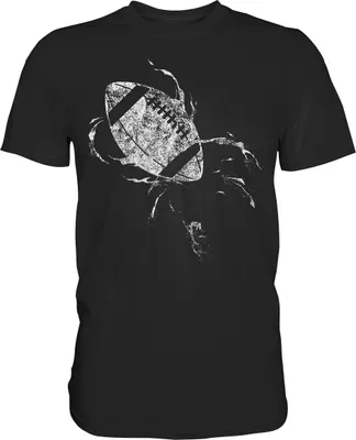 Produktbild von American Football T-Shirt – Black / 5XL