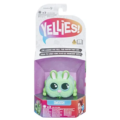 Imagen del producto de Hasbro E6145 - Yellies: Peluche interactivo con forma de conejito para niños a partir de 5 años. Smoosh