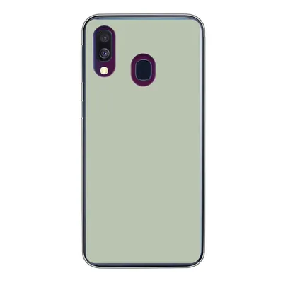Produktbild von MuchoWow® Handyhülle Schutzhülle Hülle für Samsung Galaxy A40 Farbe - Mintgrün - Innenausstattung Silikon Softcase Handy Hülle - Handy-Tasche