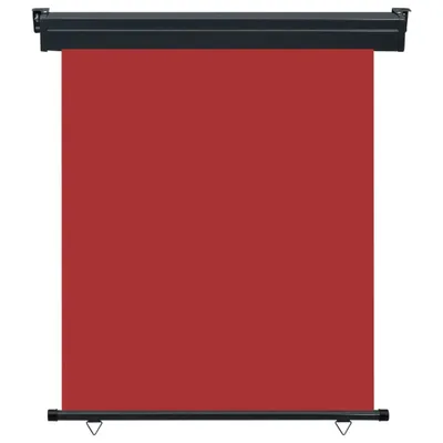 Image de vidaXL Marquise latérale de balcon 145x250 cm rouge