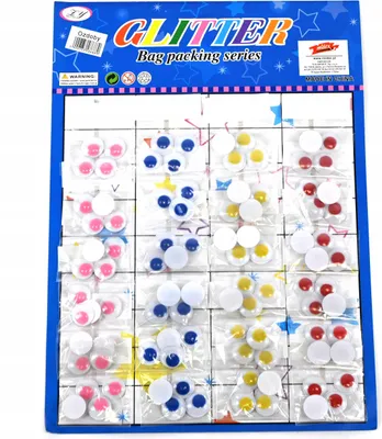 Image de Yeux Mobiles En Plastique Colorés 96 Pièces 17 Mm Différentes Couleurs