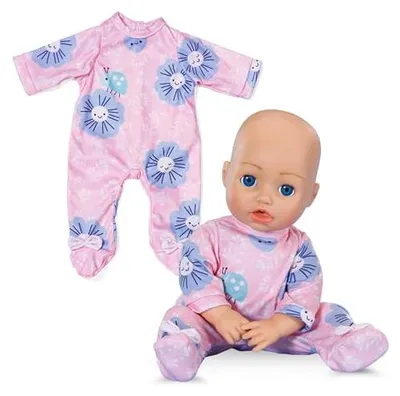 Produktbild von Baby Annabell Puppenkleidung Strampler rosa 43cm geblümt