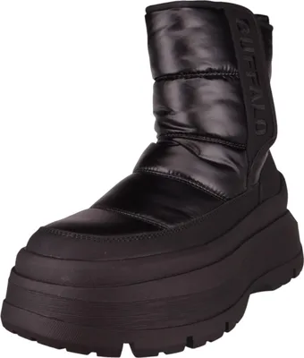 Produktbild von Buffalo Damen Elegante Stiefelette Olympia Velboot Quilt 1270151 Schwarz